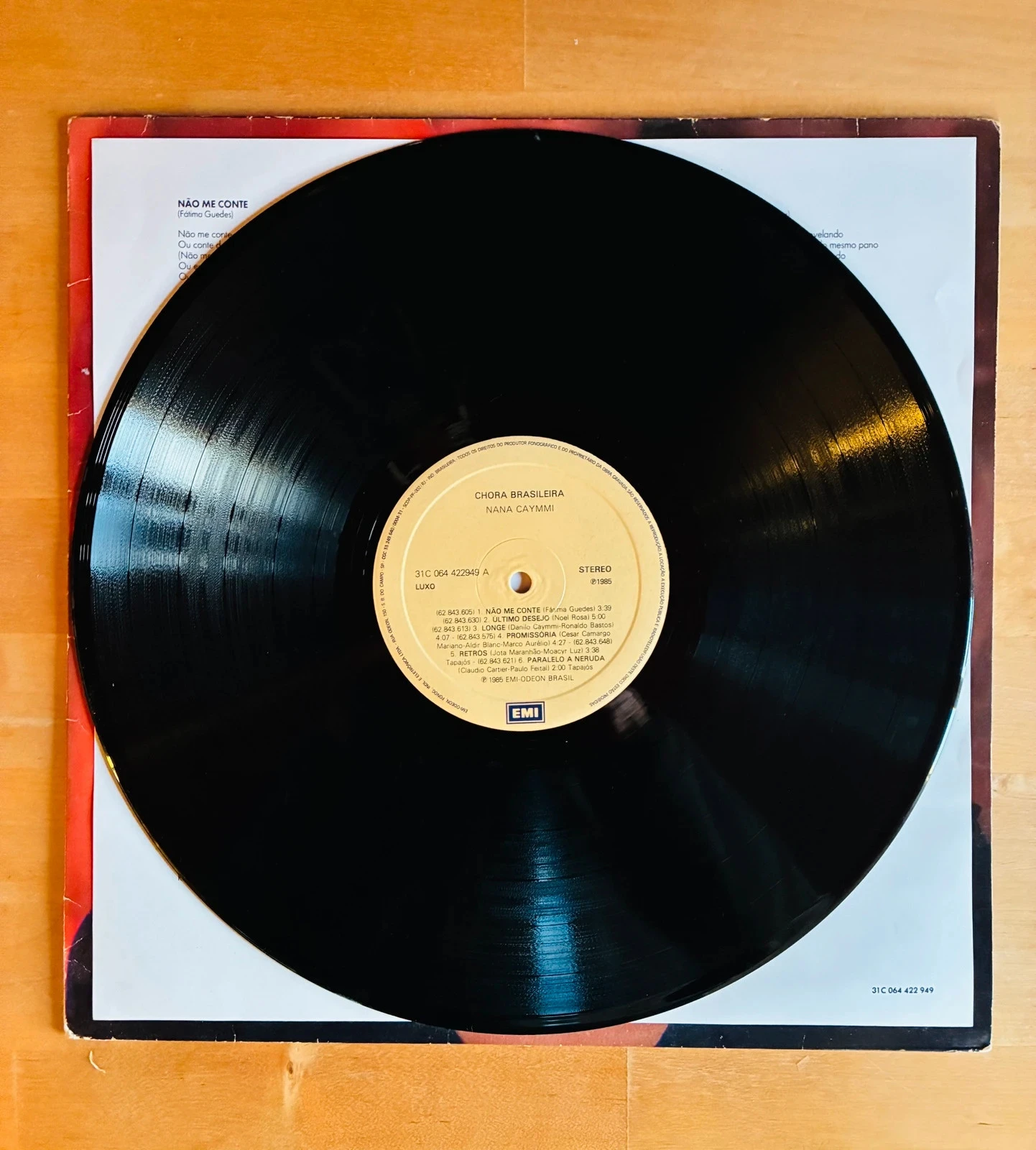 Vinylschijf 33T Nana Caymi Chora Brasileira. – photo 2